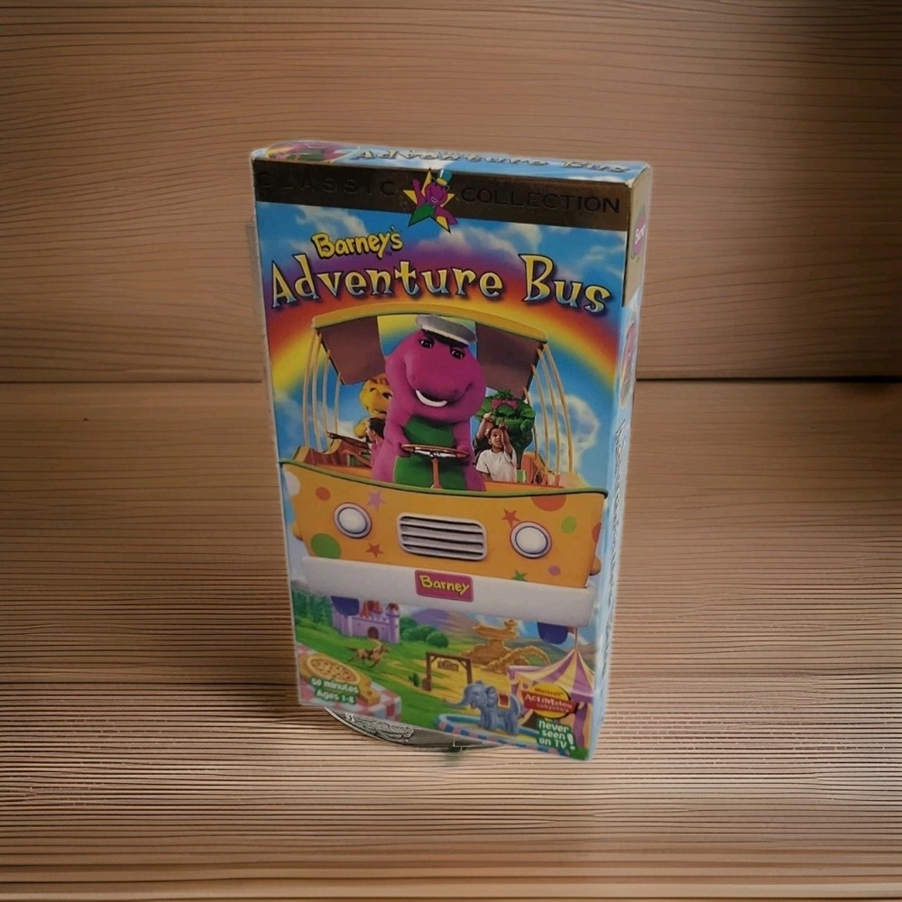 1997 Barney's Adventure‎ Bus - Classic Collection VHS